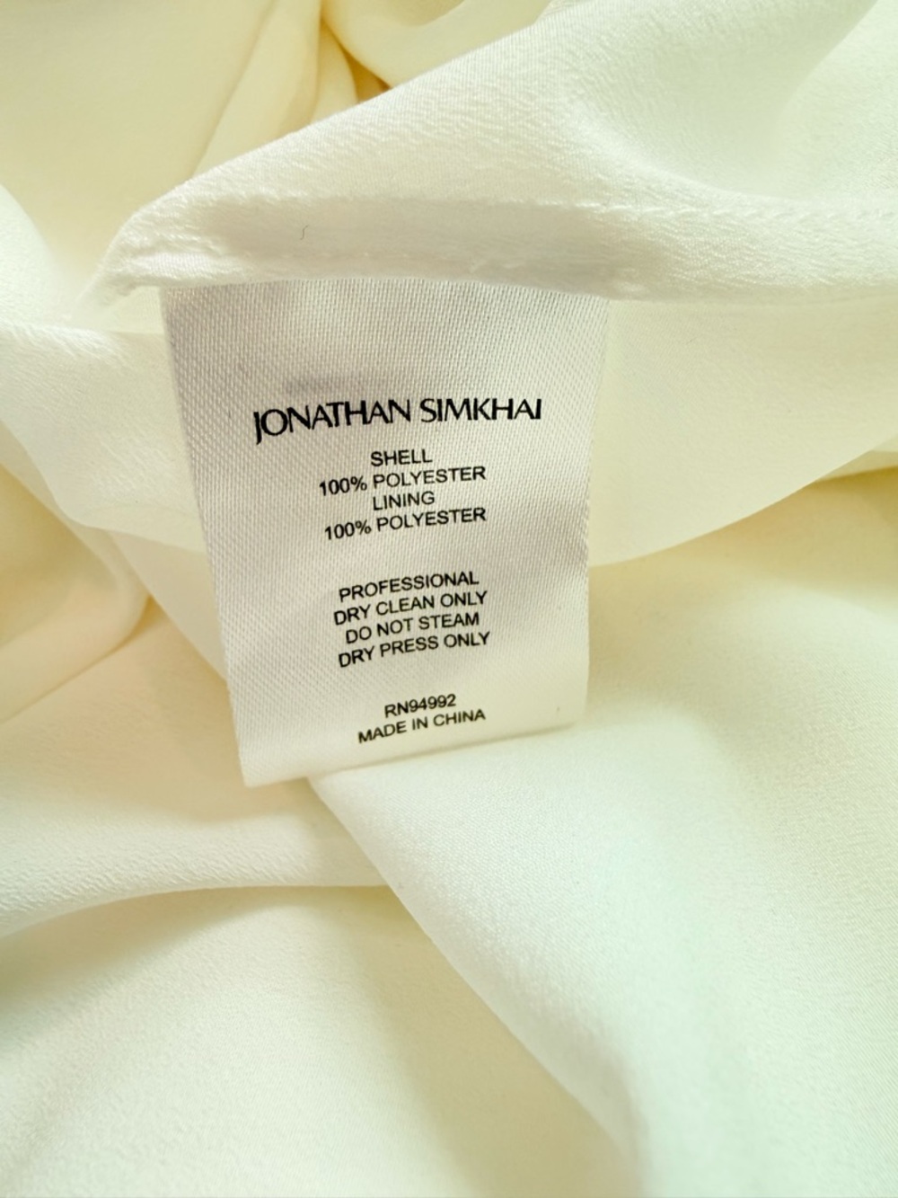 Jonathan Simkhai White Point D’Esprit Tiered Maxi Gown Size 6 - Picture 10 of 16